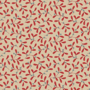 Merry Little Christmas - Mistletoe - Red